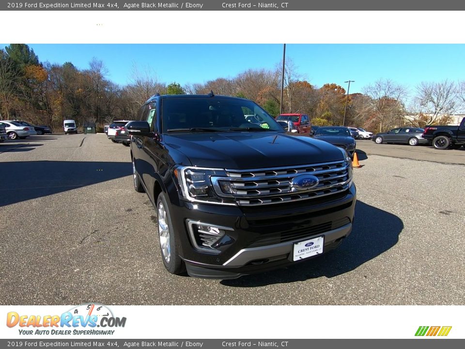 2019 Ford Expedition Limited Max 4x4 Agate Black Metallic / Ebony Photo #5