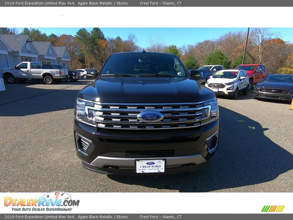 2019 Ford Expedition Limited Max 4x4 Agate Black Metallic / Ebony Photo #7