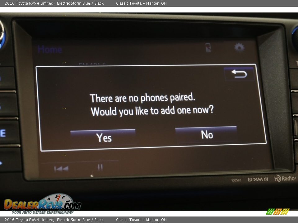 2016 Toyota RAV4 Limited Electric Storm Blue / Black Photo #11