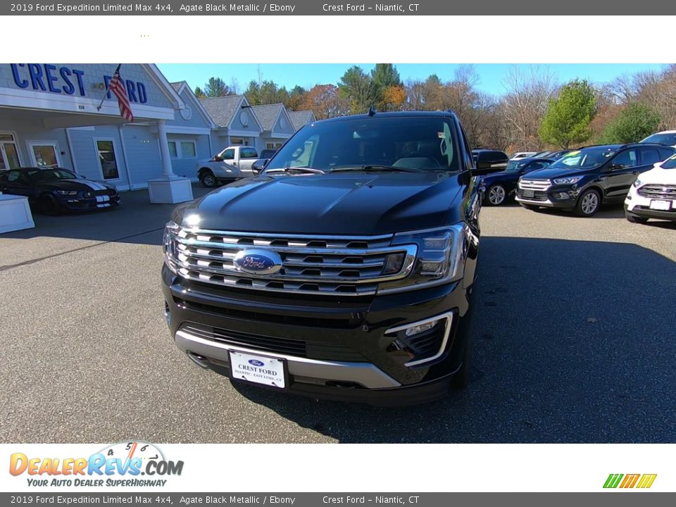 2019 Ford Expedition Limited Max 4x4 Agate Black Metallic / Ebony Photo #8