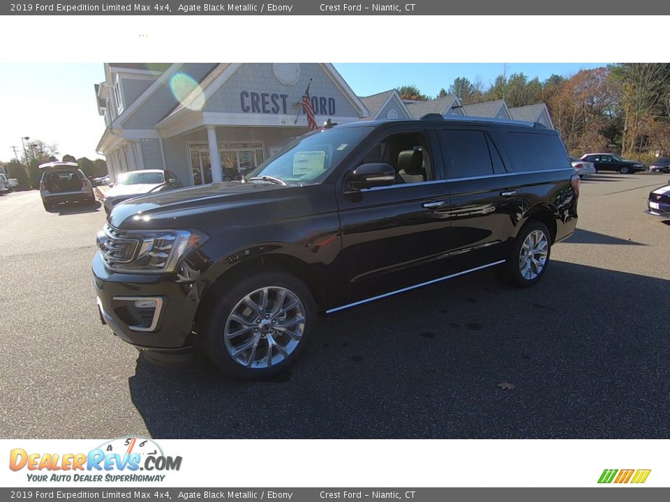 2019 Ford Expedition Limited Max 4x4 Agate Black Metallic / Ebony Photo #11