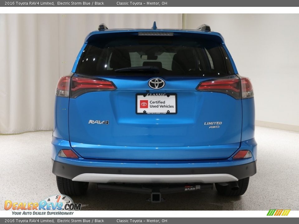 2016 Toyota RAV4 Limited Electric Storm Blue / Black Photo #18