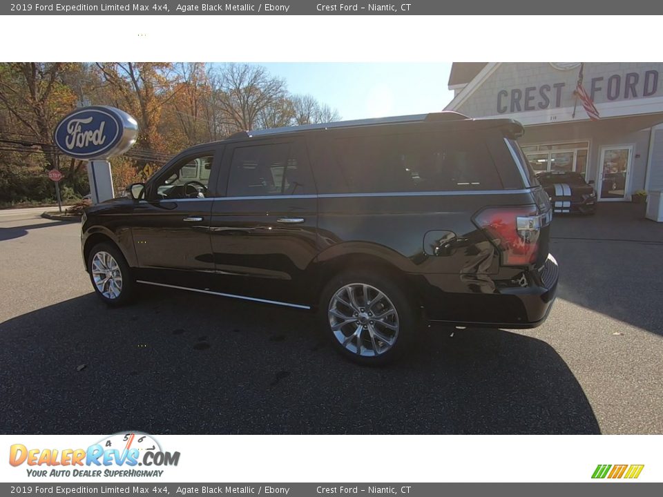 2019 Ford Expedition Limited Max 4x4 Agate Black Metallic / Ebony Photo #15