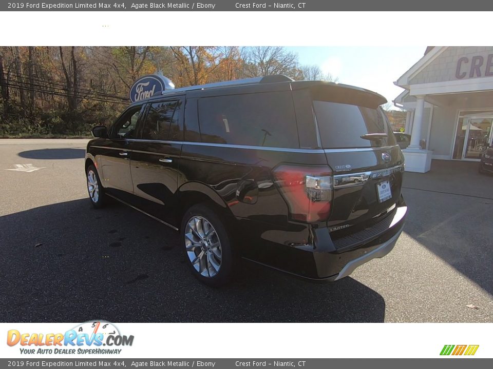 2019 Ford Expedition Limited Max 4x4 Agate Black Metallic / Ebony Photo #16
