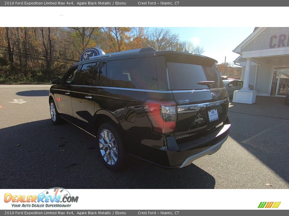 2019 Ford Expedition Limited Max 4x4 Agate Black Metallic / Ebony Photo #17