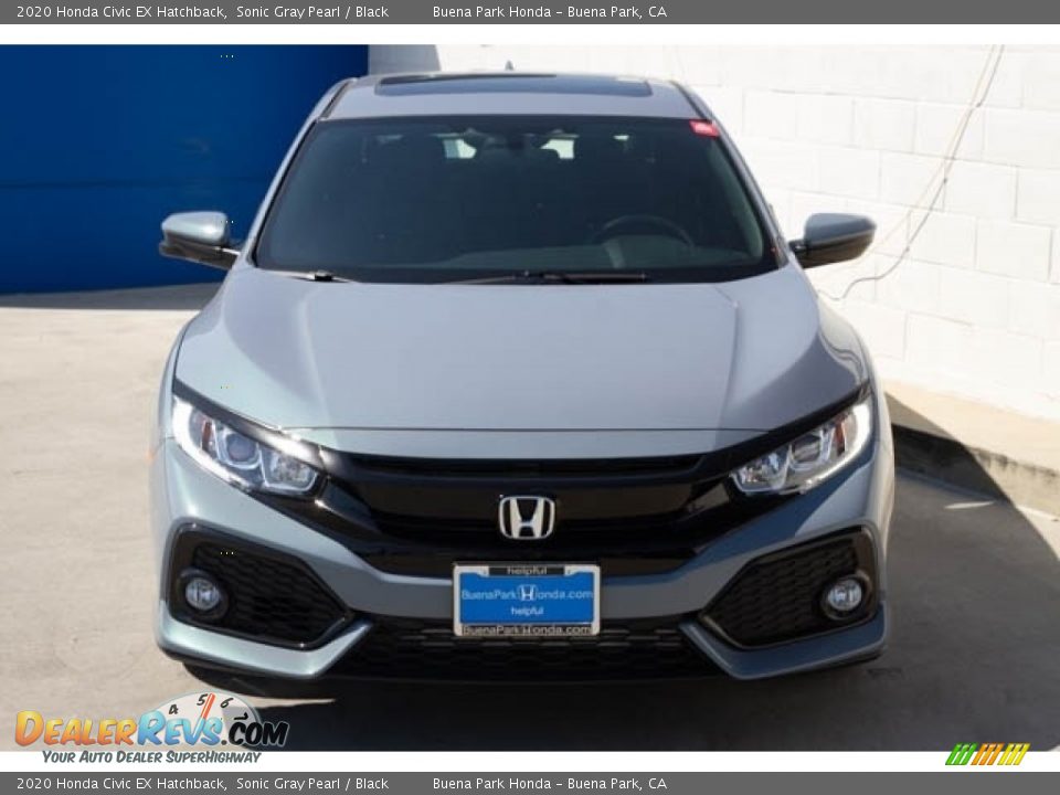 2020 Honda Civic EX Hatchback Sonic Gray Pearl / Black Photo #3