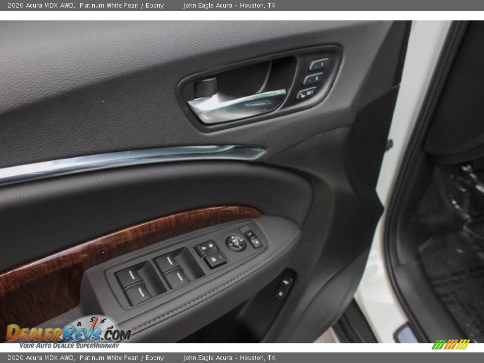 2020 Acura MDX AWD Platinum White Pearl / Ebony Photo #12
