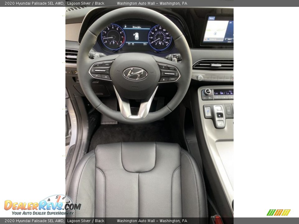 2020 Hyundai Palisade SEL AWD Lagoon Silver / Black Photo #14