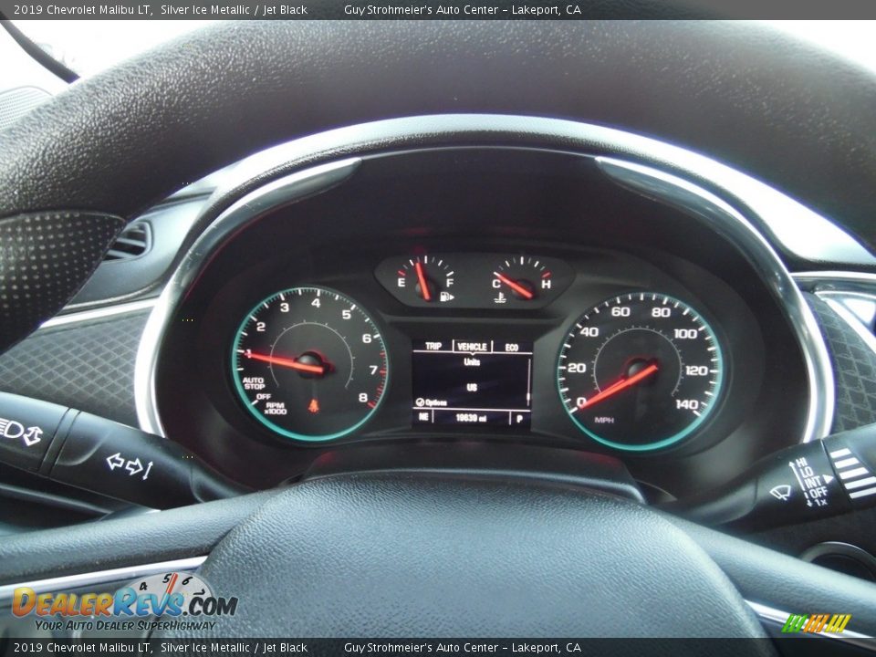 2019 Chevrolet Malibu LT Silver Ice Metallic / Jet Black Photo #14