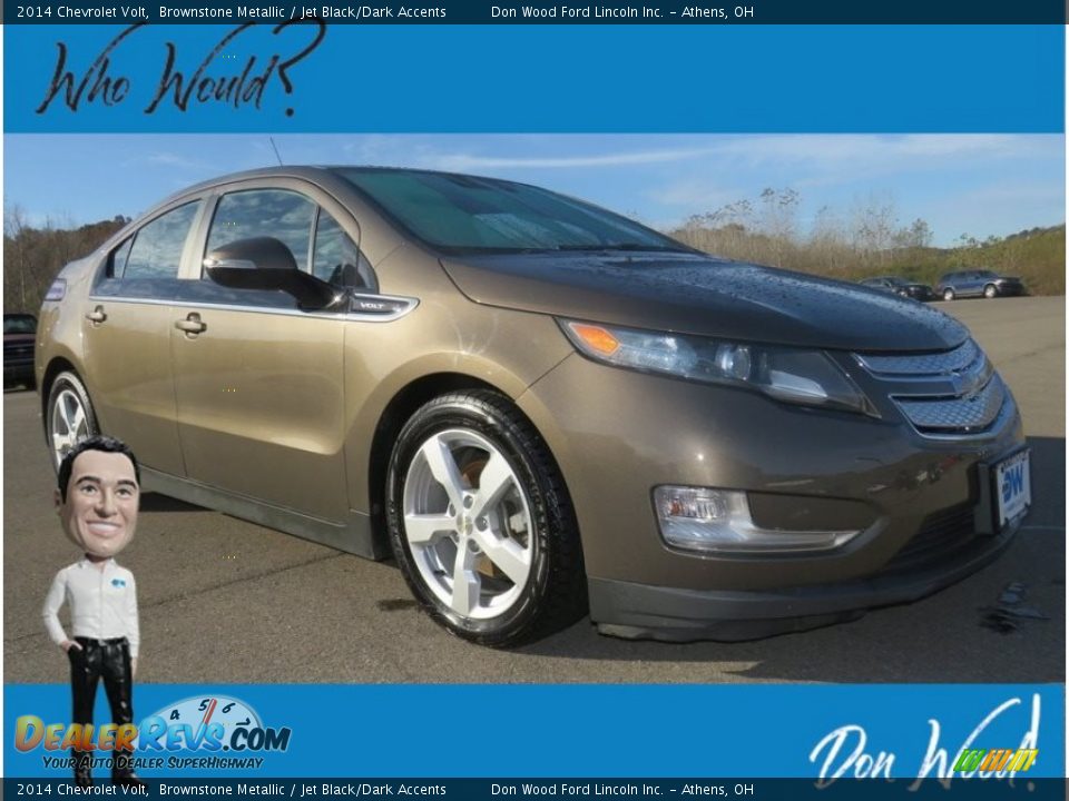 2014 Chevrolet Volt Brownstone Metallic / Jet Black/Dark Accents Photo #1