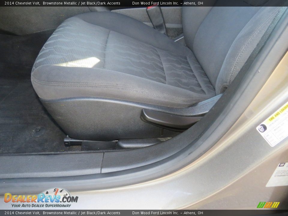 2014 Chevrolet Volt Brownstone Metallic / Jet Black/Dark Accents Photo #17