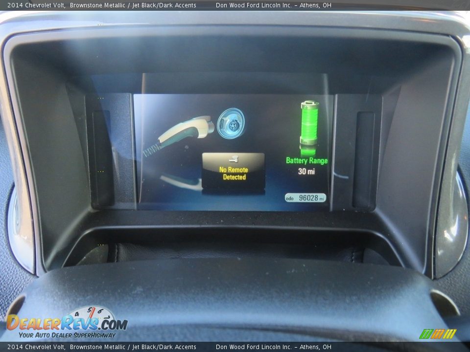 2014 Chevrolet Volt Brownstone Metallic / Jet Black/Dark Accents Photo #27