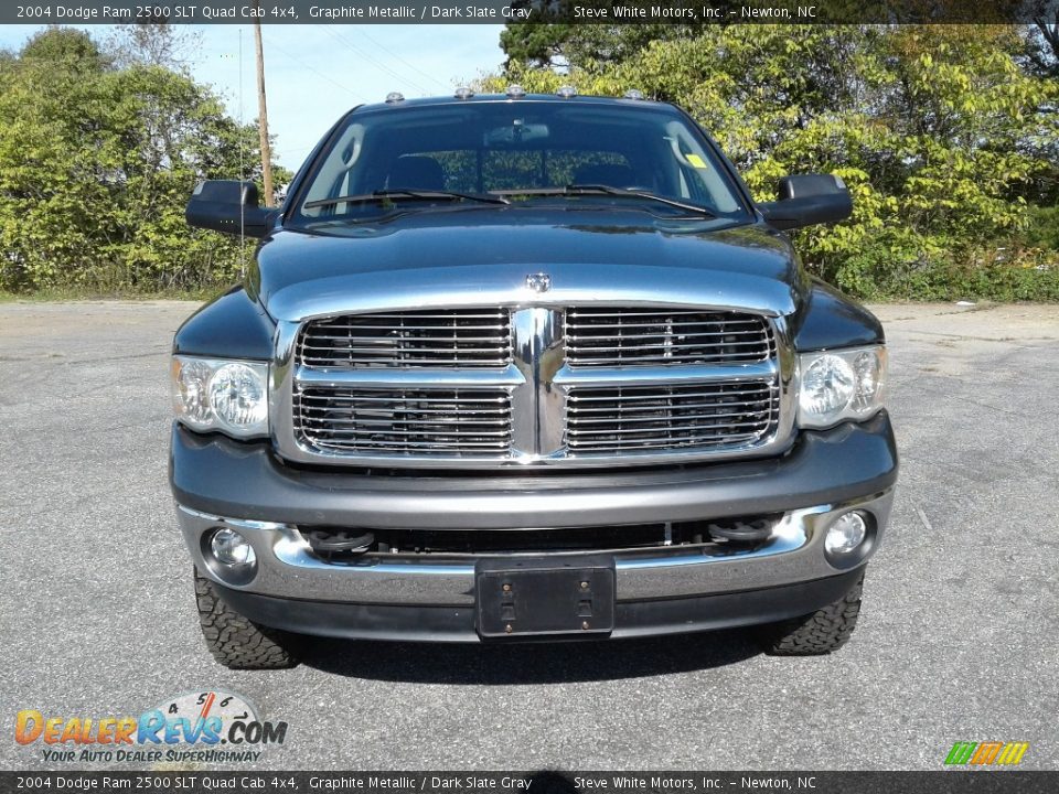 2004 Dodge Ram 2500 SLT Quad Cab 4x4 Graphite Metallic / Dark Slate Gray Photo #3