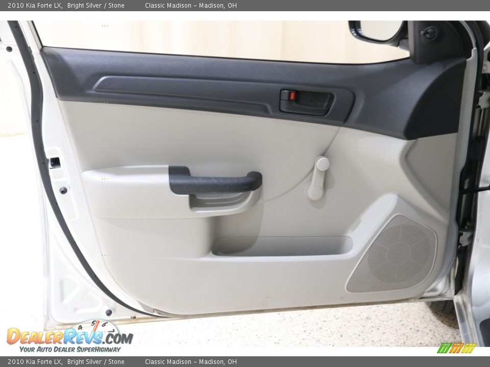 2010 Kia Forte LX Bright Silver / Stone Photo #4