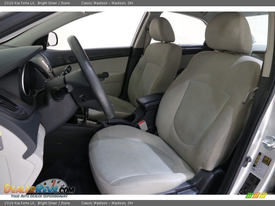 2010 Kia Forte LX Bright Silver / Stone Photo #5