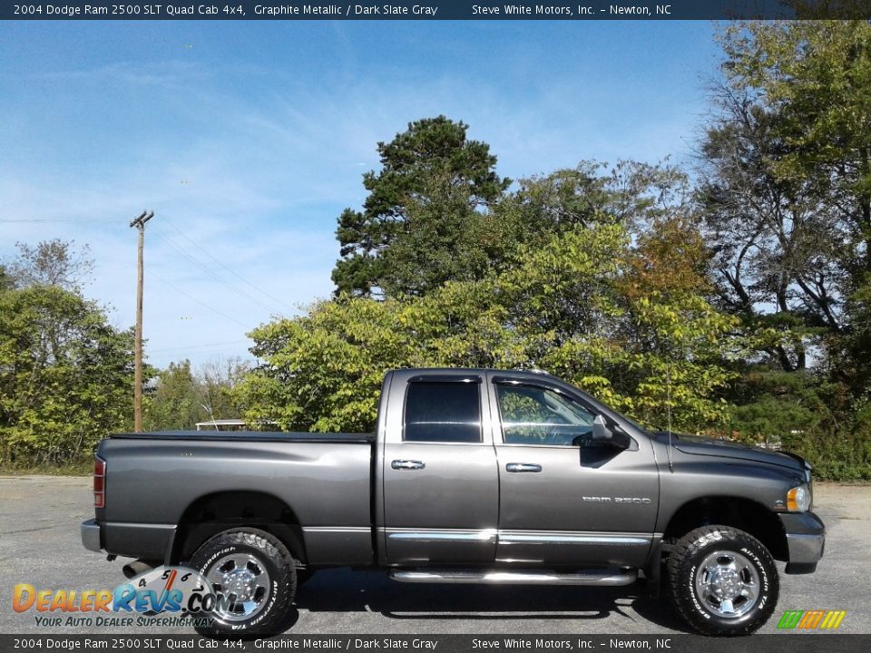 2004 Dodge Ram 2500 SLT Quad Cab 4x4 Graphite Metallic / Dark Slate Gray Photo #5