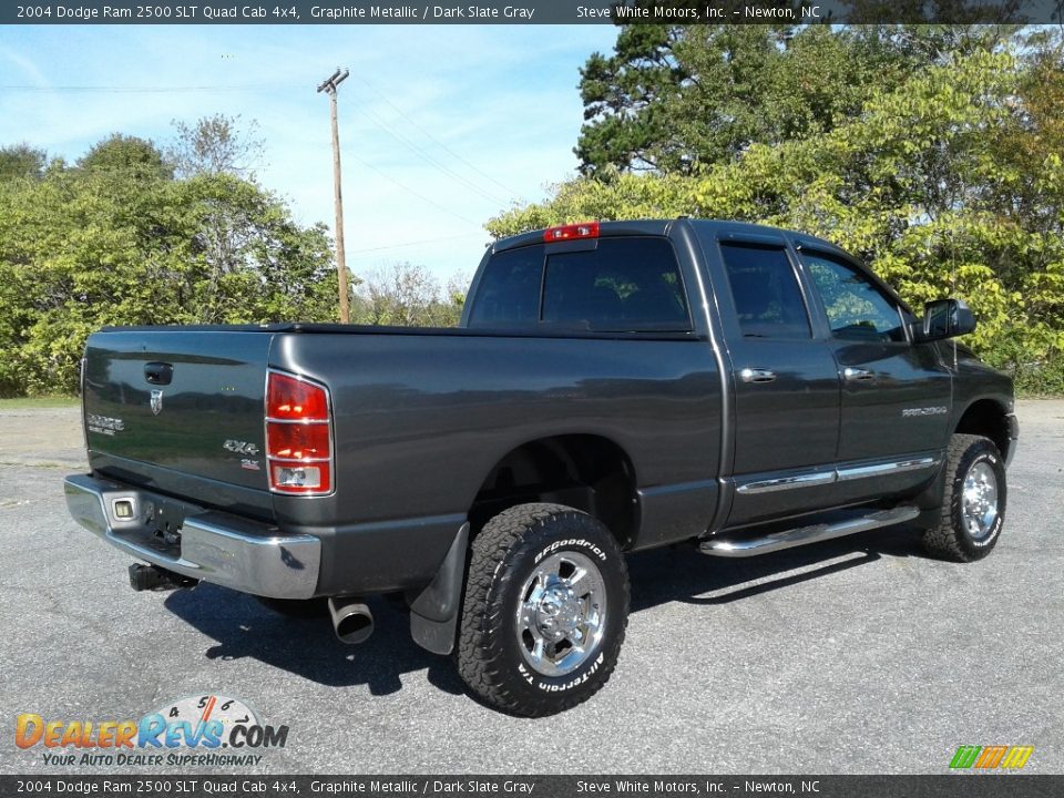2004 Dodge Ram 2500 SLT Quad Cab 4x4 Graphite Metallic / Dark Slate Gray Photo #6