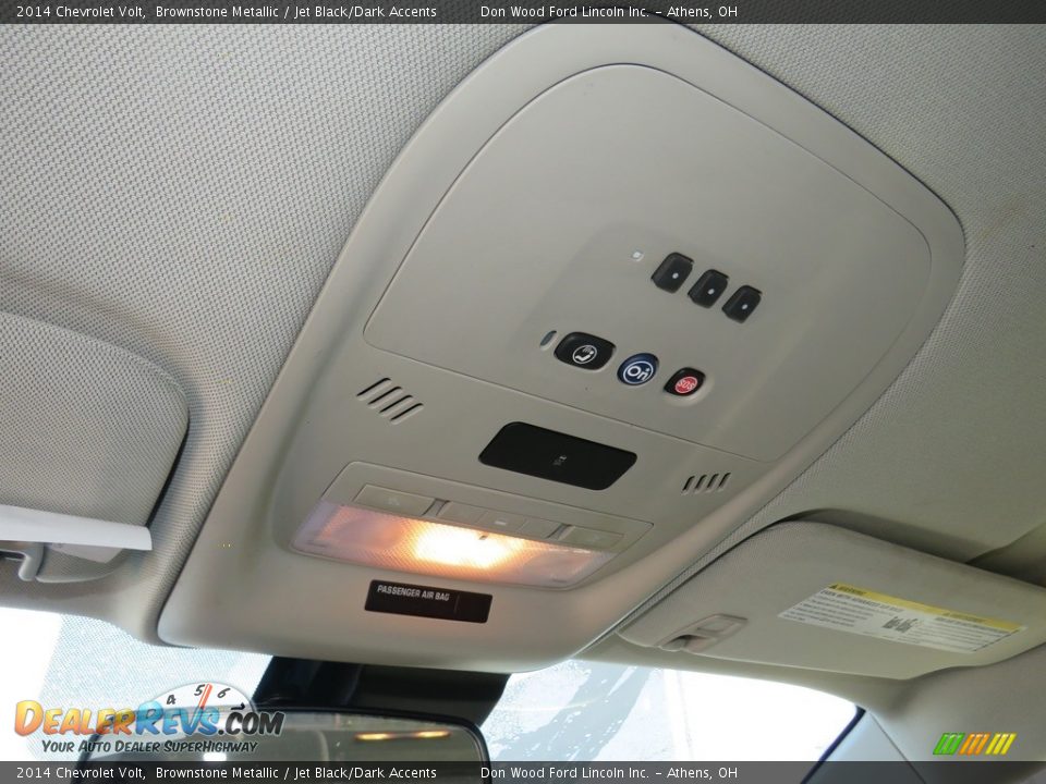 2014 Chevrolet Volt Brownstone Metallic / Jet Black/Dark Accents Photo #36