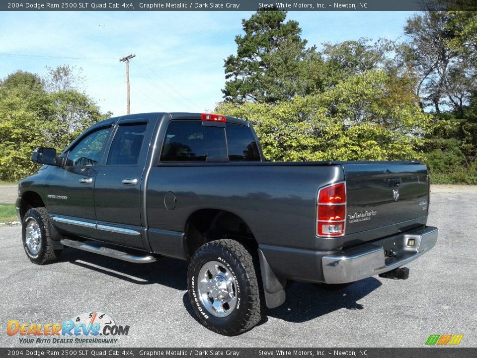 2004 Dodge Ram 2500 SLT Quad Cab 4x4 Graphite Metallic / Dark Slate Gray Photo #8