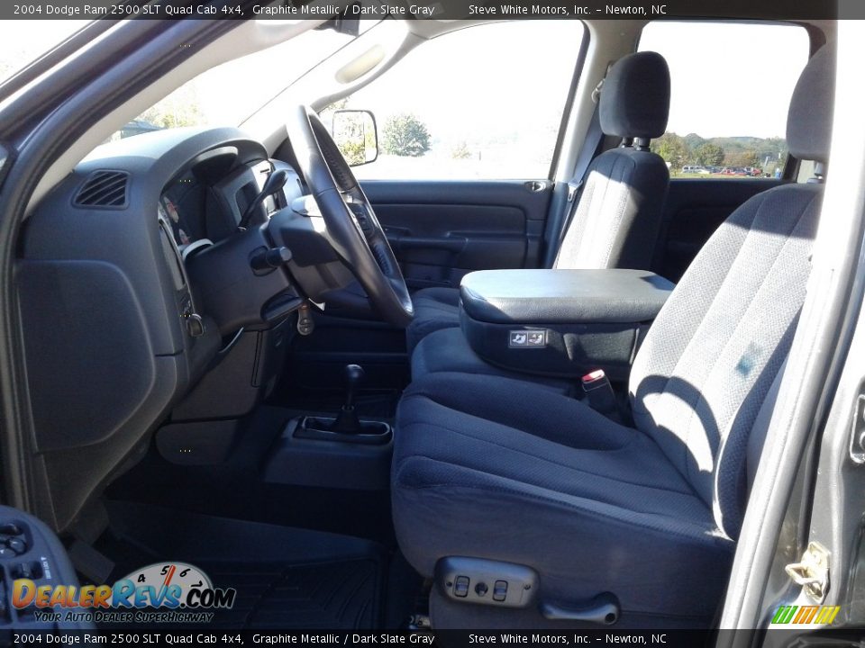 2004 Dodge Ram 2500 SLT Quad Cab 4x4 Graphite Metallic / Dark Slate Gray Photo #10