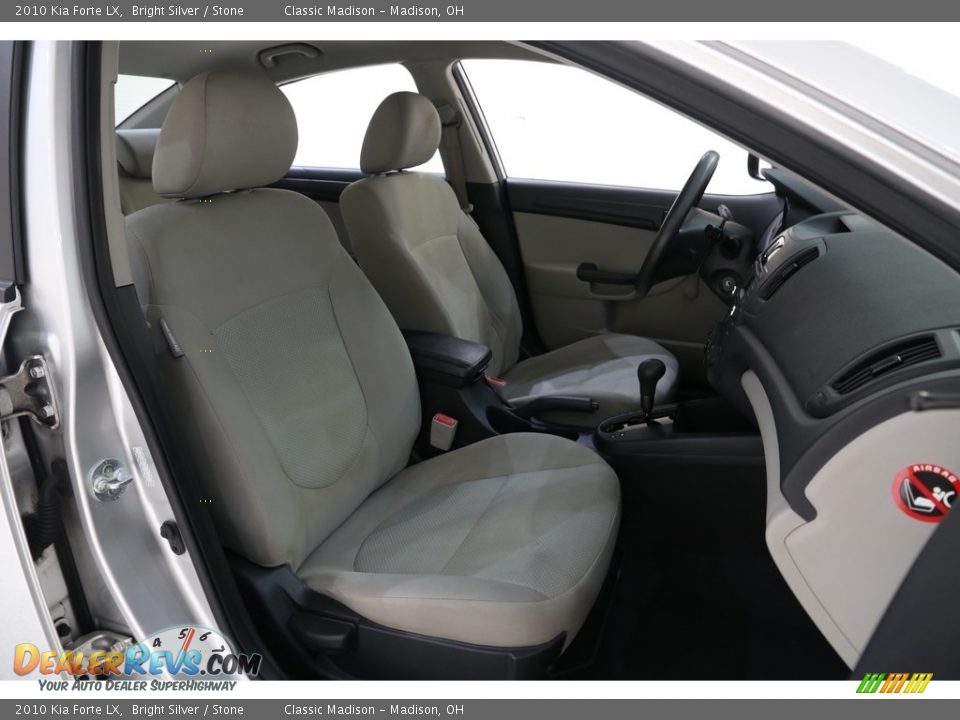 2010 Kia Forte LX Bright Silver / Stone Photo #15