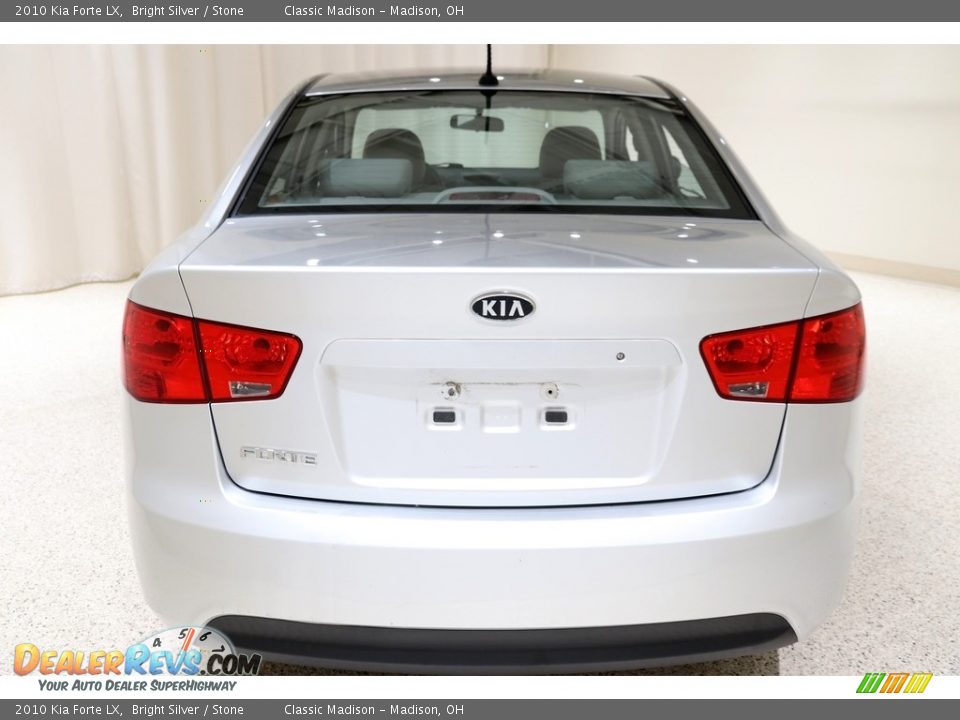 2010 Kia Forte LX Bright Silver / Stone Photo #18