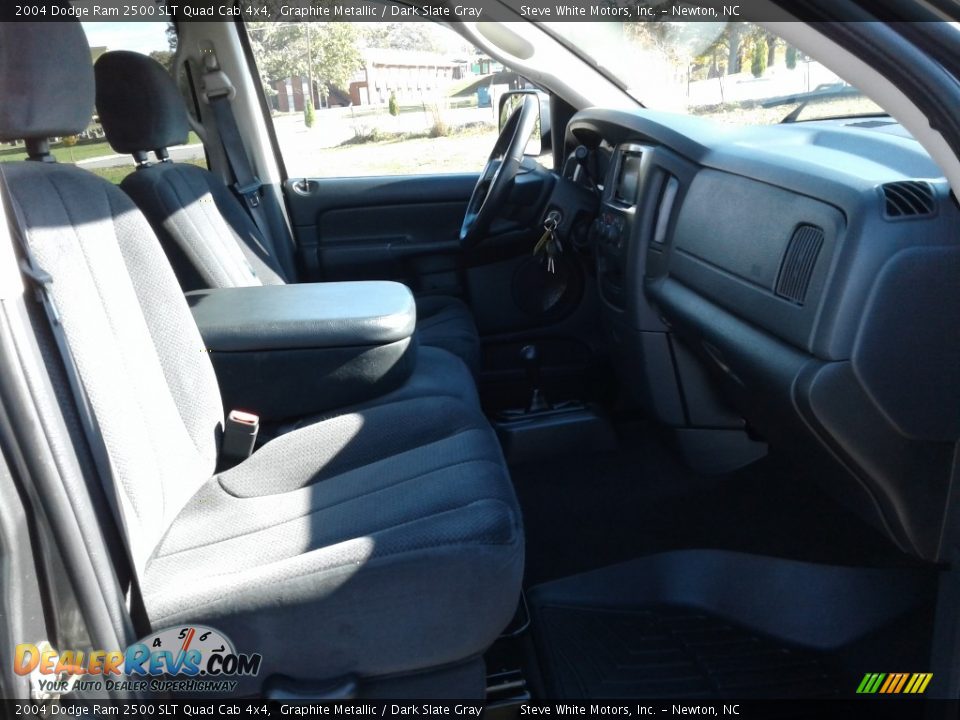 2004 Dodge Ram 2500 SLT Quad Cab 4x4 Graphite Metallic / Dark Slate Gray Photo #19