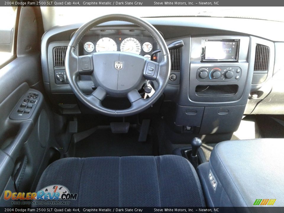 2004 Dodge Ram 2500 SLT Quad Cab 4x4 Graphite Metallic / Dark Slate Gray Photo #27