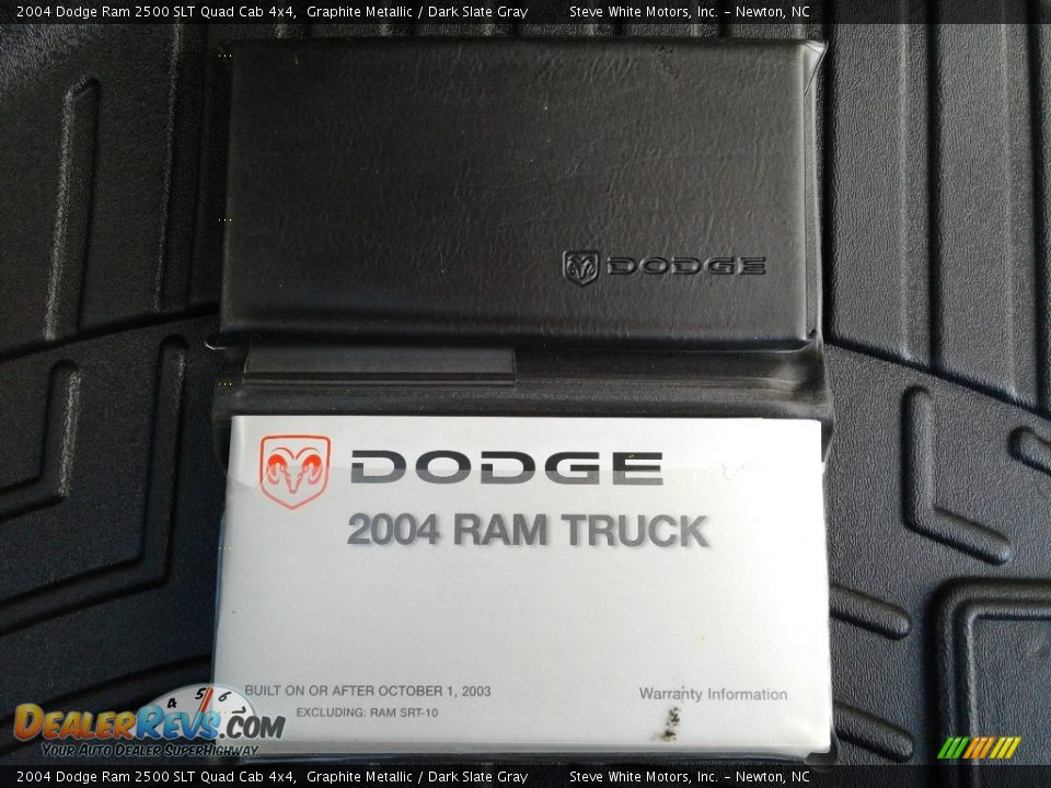 2004 Dodge Ram 2500 SLT Quad Cab 4x4 Graphite Metallic / Dark Slate Gray Photo #31