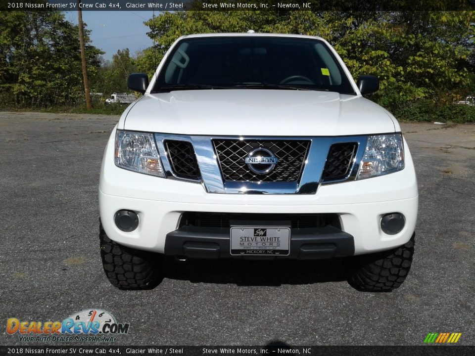 2018 Nissan Frontier SV Crew Cab 4x4 Glacier White / Steel Photo #3
