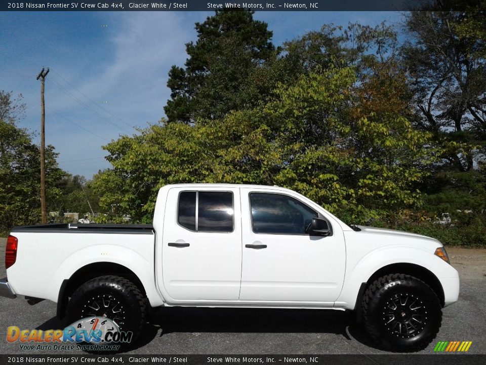 2018 Nissan Frontier SV Crew Cab 4x4 Glacier White / Steel Photo #5