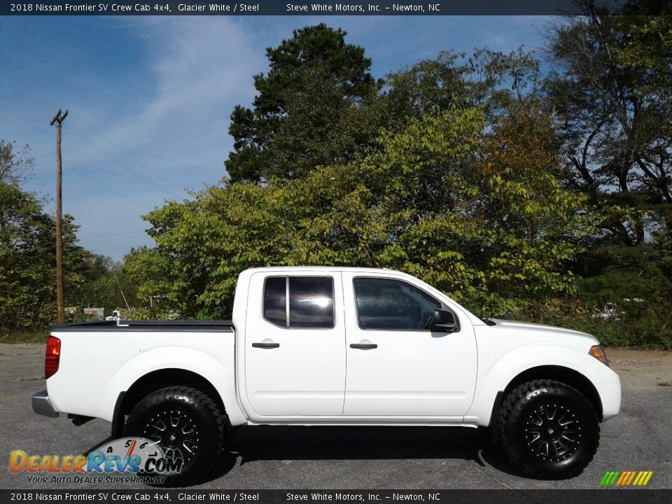 2018 Nissan Frontier SV Crew Cab 4x4 Glacier White / Steel Photo #6