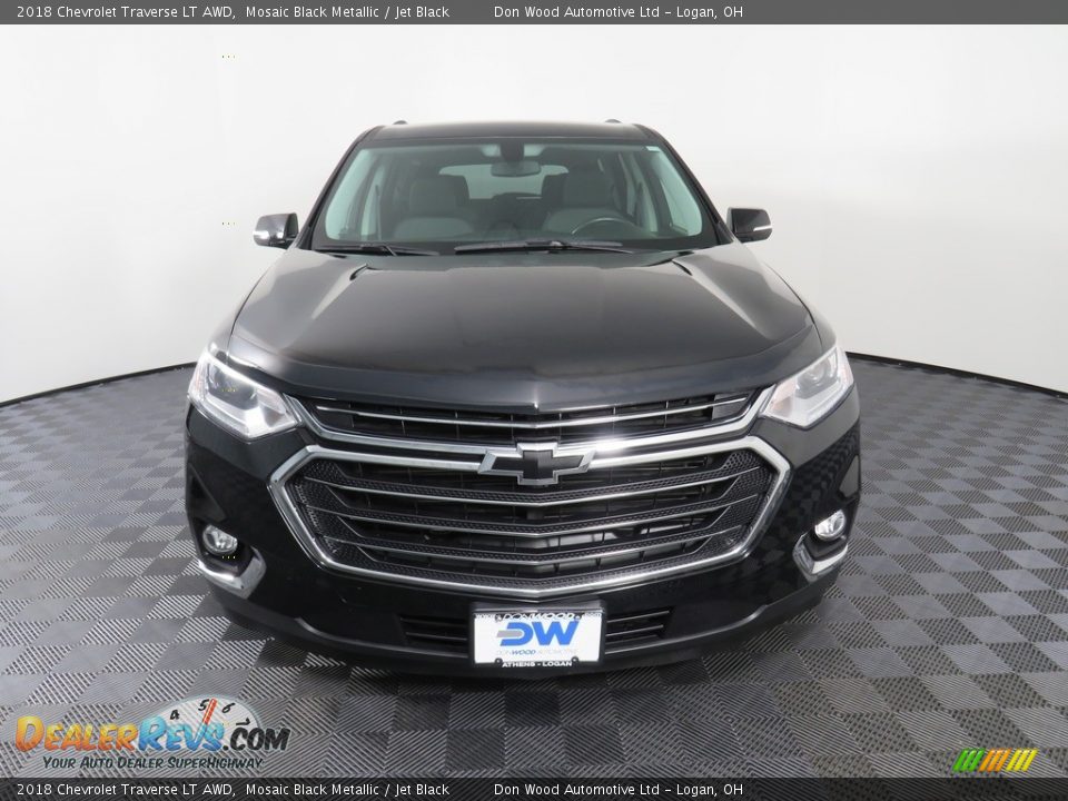 2018 Chevrolet Traverse LT AWD Mosaic Black Metallic / Jet Black Photo #5