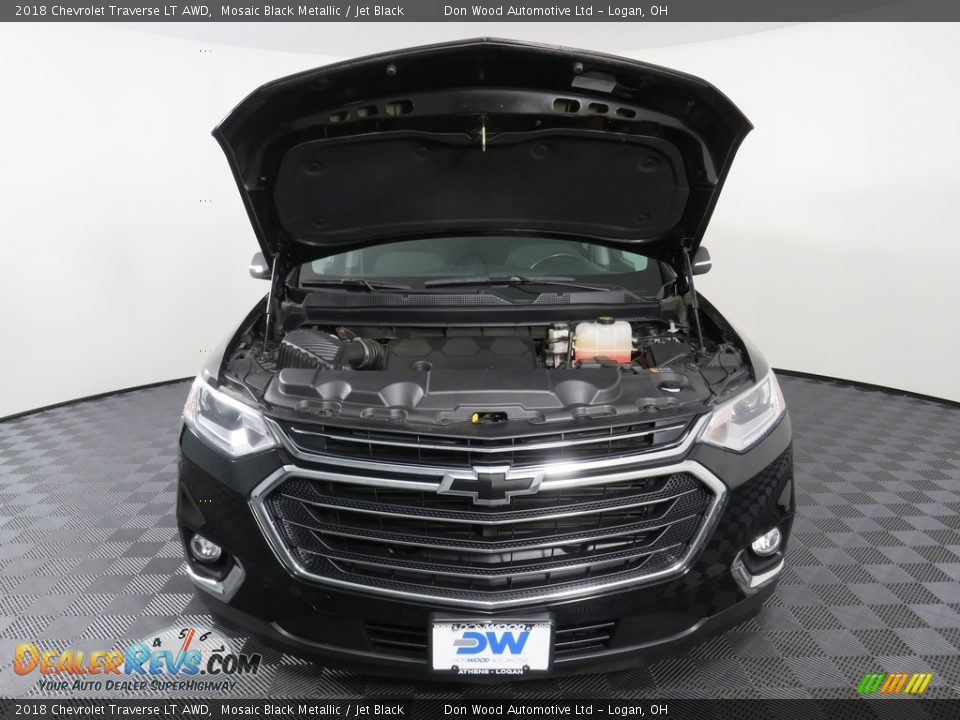 2018 Chevrolet Traverse LT AWD Mosaic Black Metallic / Jet Black Photo #6
