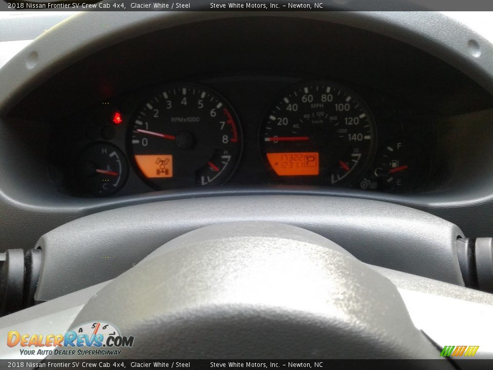 2018 Nissan Frontier SV Crew Cab 4x4 Glacier White / Steel Photo #19