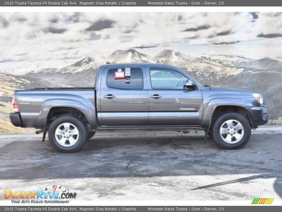 2015 Toyota Tacoma V6 Double Cab 4x4 Magnetic Gray Metallic / Graphite Photo #2