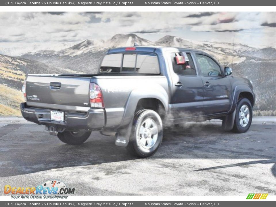 2015 Toyota Tacoma V6 Double Cab 4x4 Magnetic Gray Metallic / Graphite Photo #3