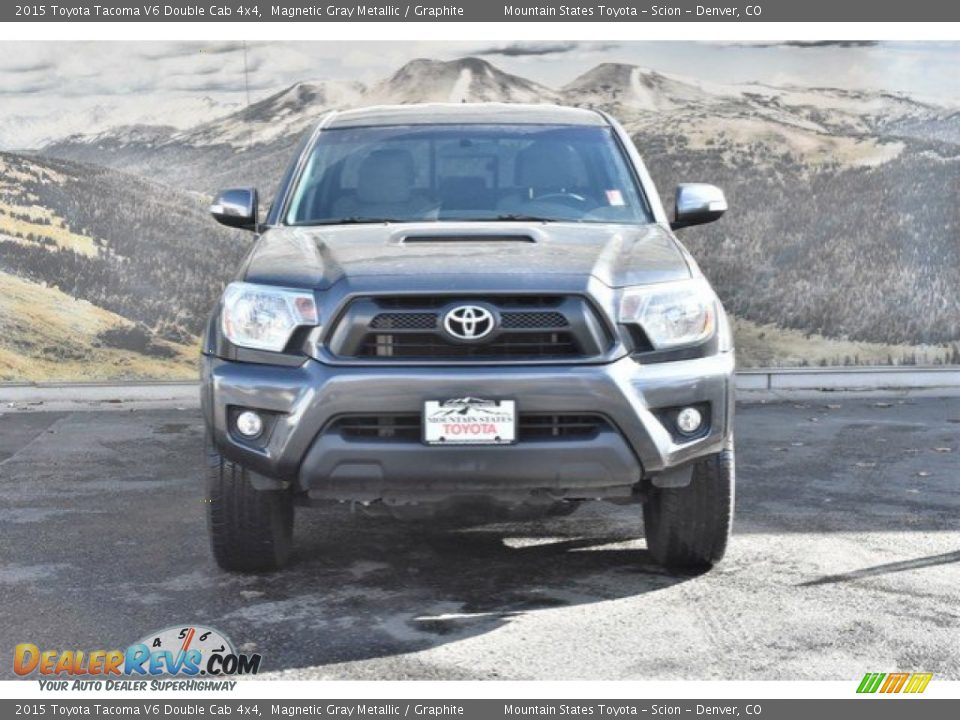 2015 Toyota Tacoma V6 Double Cab 4x4 Magnetic Gray Metallic / Graphite Photo #4