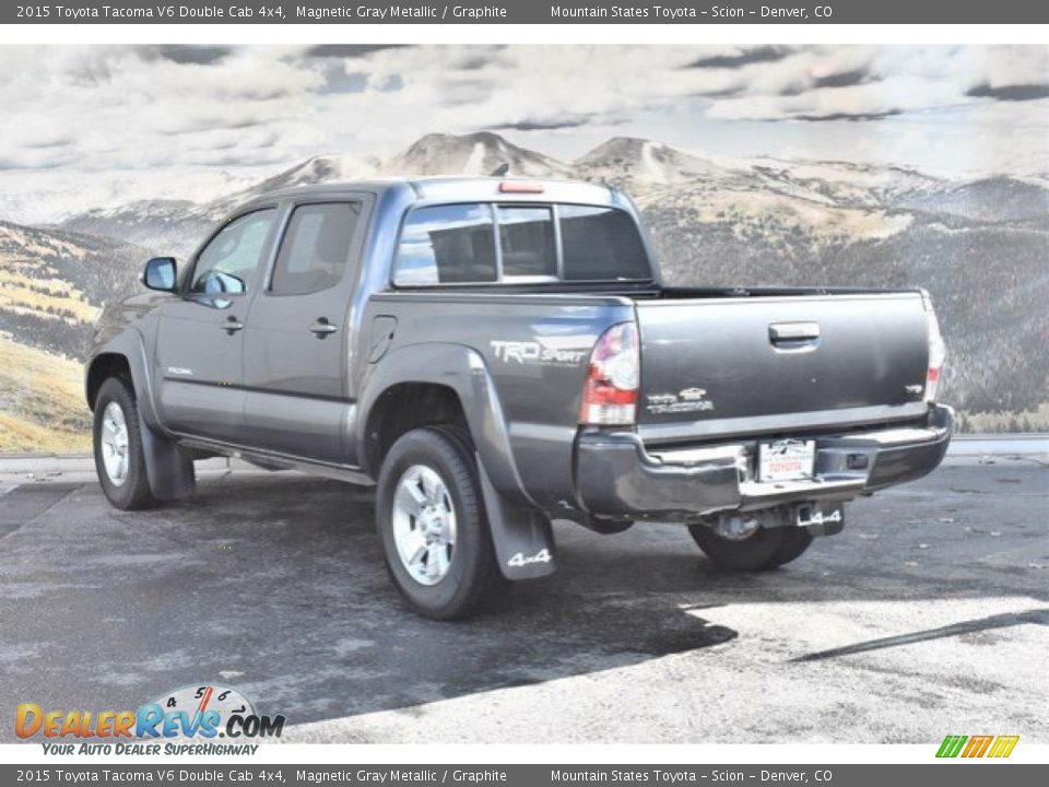 2015 Toyota Tacoma V6 Double Cab 4x4 Magnetic Gray Metallic / Graphite Photo #7