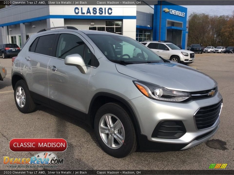 2020 Chevrolet Trax LT AWD Silver Ice Metallic / Jet Black Photo #1