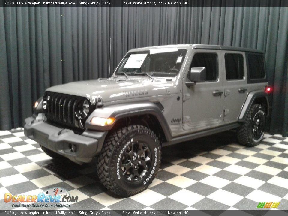 2020 Jeep Wrangler Unlimited Willys 4x4 Sting-Gray / Black Photo #2