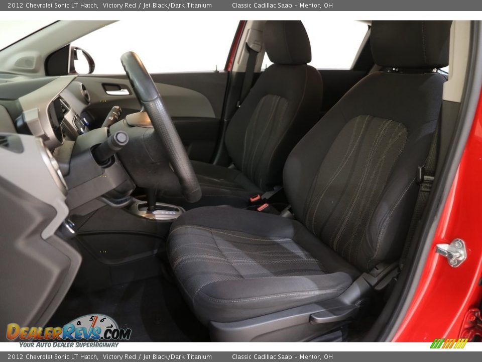 2012 Chevrolet Sonic LT Hatch Victory Red / Jet Black/Dark Titanium Photo #5