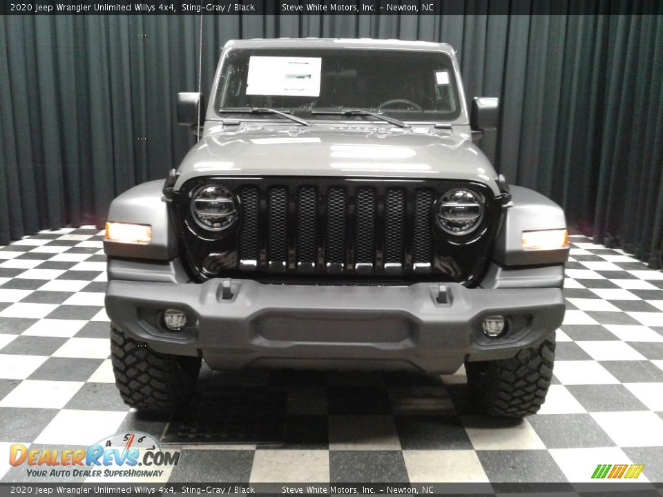 2020 Jeep Wrangler Unlimited Willys 4x4 Sting-Gray / Black Photo #3