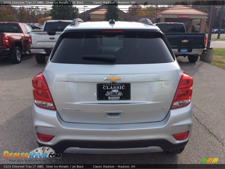 2020 Chevrolet Trax LT AWD Silver Ice Metallic / Jet Black Photo #8