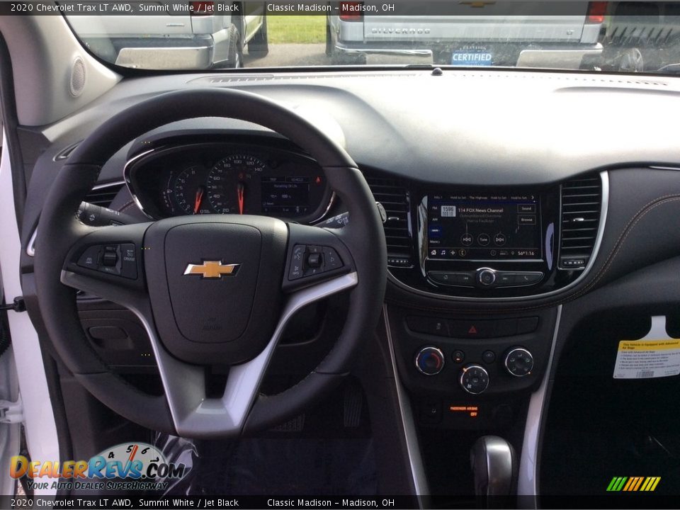 2020 Chevrolet Trax LT AWD Summit White / Jet Black Photo #3