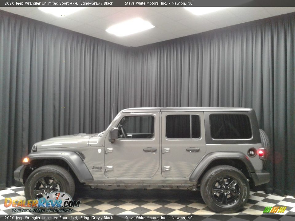 2020 Jeep Wrangler Unlimited Sport 4x4 Sting-Gray / Black Photo #1