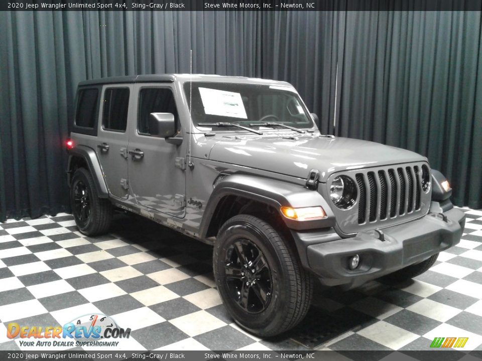 2020 Jeep Wrangler Unlimited Sport 4x4 Sting-Gray / Black Photo #4