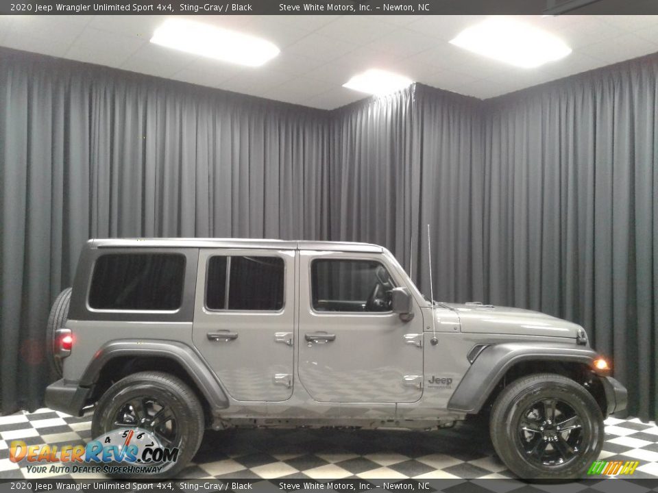 2020 Jeep Wrangler Unlimited Sport 4x4 Sting-Gray / Black Photo #5