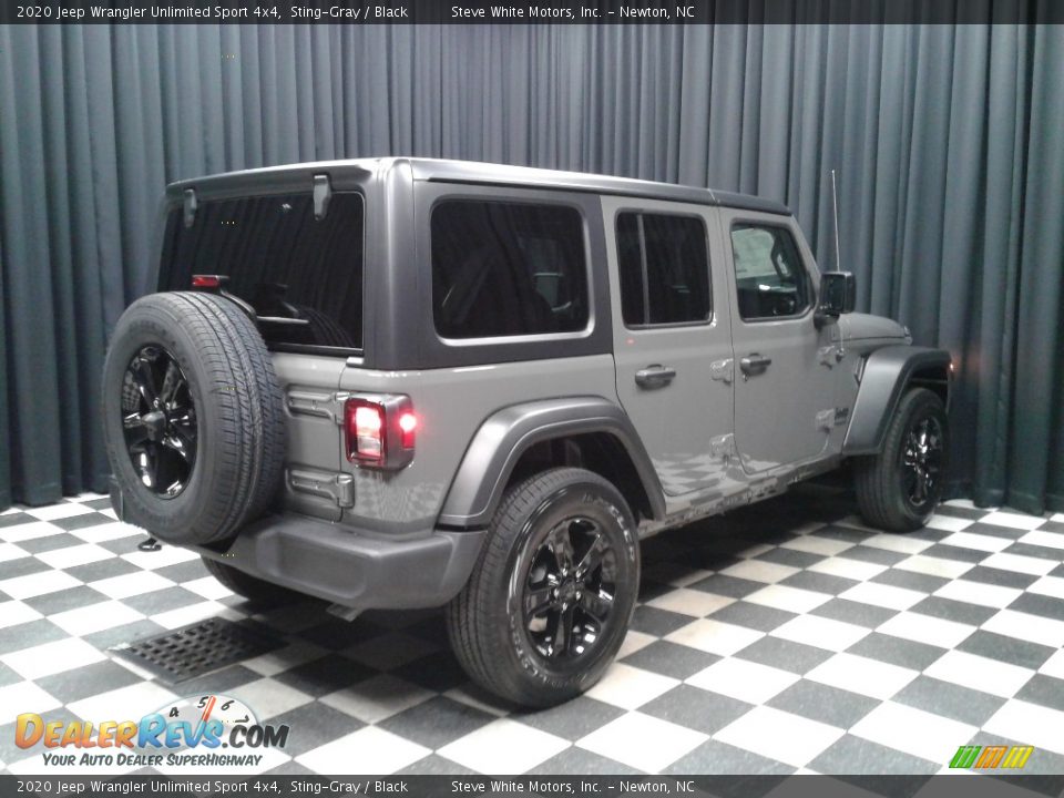 2020 Jeep Wrangler Unlimited Sport 4x4 Sting-Gray / Black Photo #6