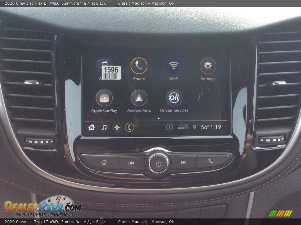 2020 Chevrolet Trax LT AWD Summit White / Jet Black Photo #14